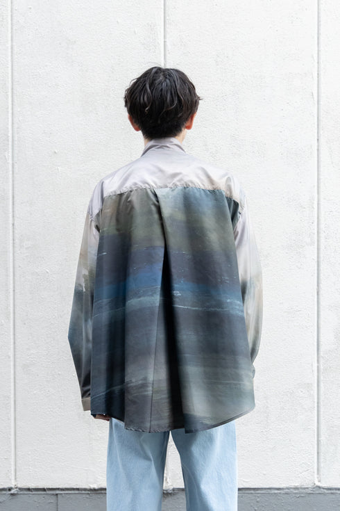【Licht Bestreben】"M-65 プリントシャツ"